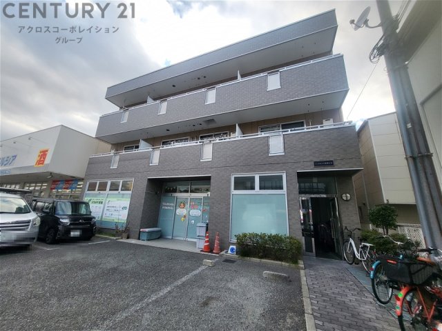 建物外観　敷地内駐輪場ありの2DKマンション