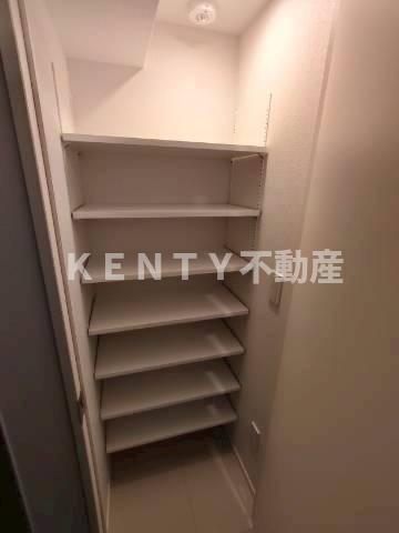 収納　十分な収納スペースがあります