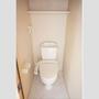 トイレ　ゆったりとした空間のトイレです