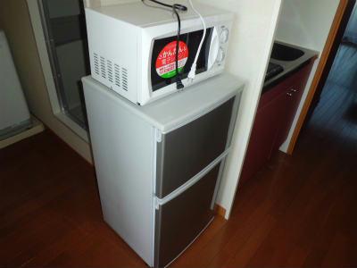 その他　冷蔵庫と電子レンジ。