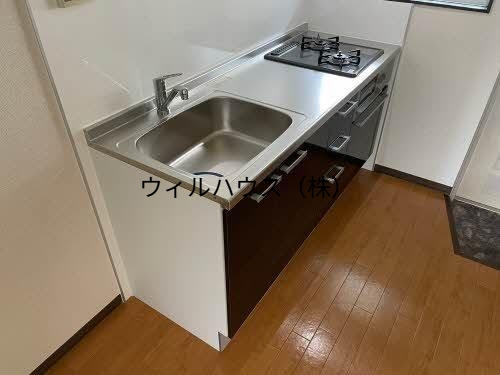 キッチン　ガスコンロ設置可！