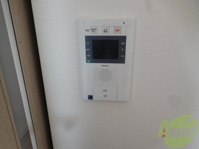 セキュリティ　モニタ付きで安心のセキュリティですね。