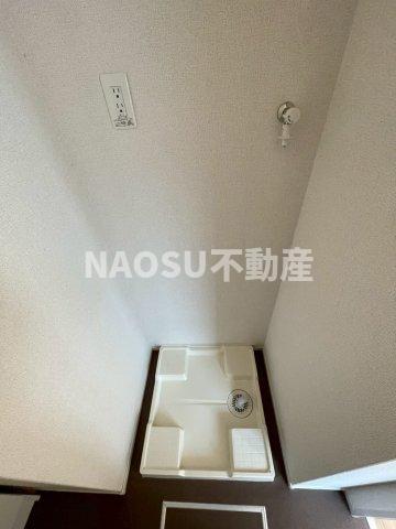 洗面設備　脱衣スペースもあります