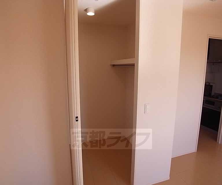 収納　ウォークインクローゼットです。