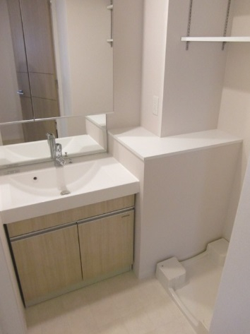 洗面設備　【アーバネックス谷町II】独立洗面台あり、毎朝おしゃれに忙しい