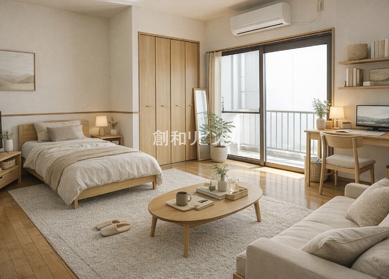 居室・リビング　家具・インテリアはCGです