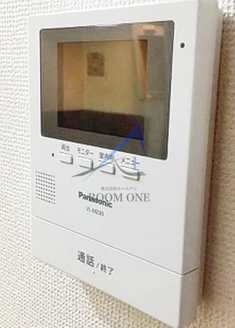 セキュリティ　モニター付きインターホンです。