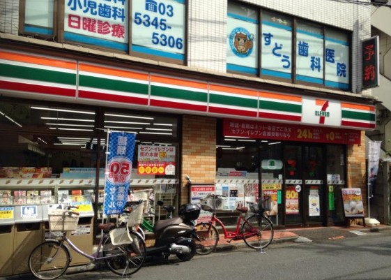 コンビニ　セブンイレブン中野江古田店（コンビニ）まで435m