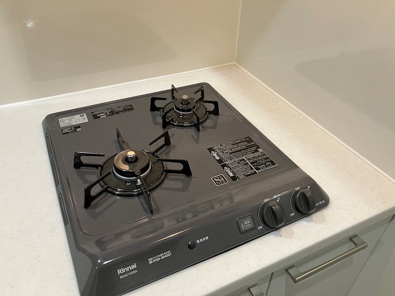 キッチン　２口コンロ