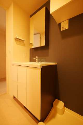 洗面設備　Brillia istの洗面所