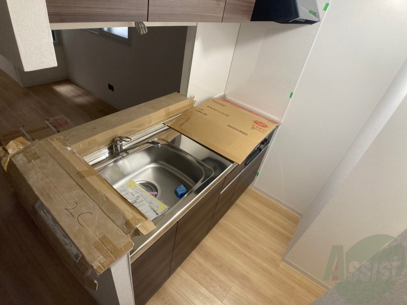 キッチン　キッチンはスペースも広々していて使いやすそうですよ！