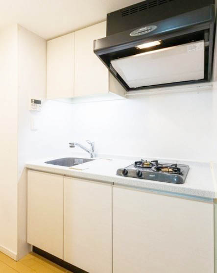 キッチン　★使いやすい二口コンロ、システムキッチン★