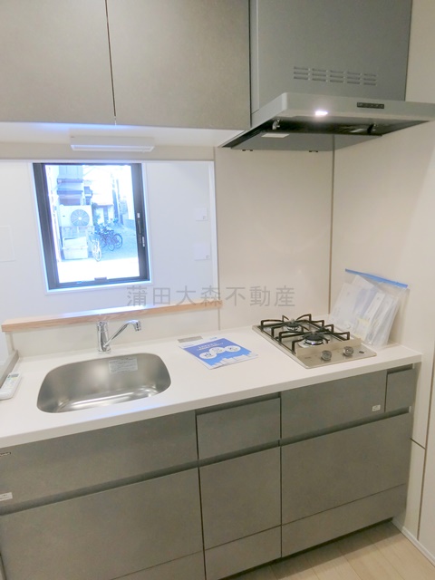 キッチン　2口ガスシステムキッチン　カウンターキッチン