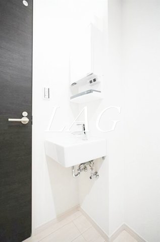 洗面設備　洗面台です。