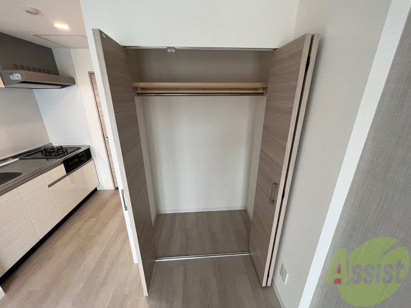 収納　収納を開けてみました！たくさん入りそうですね～