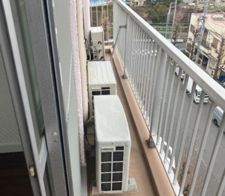 バルコニー　広々としたバルコニーです