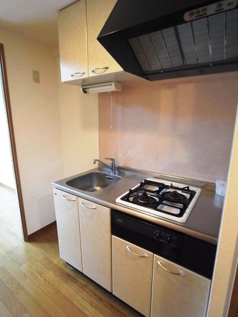 キッチン　システムキッチン（2口ガスコンロ）