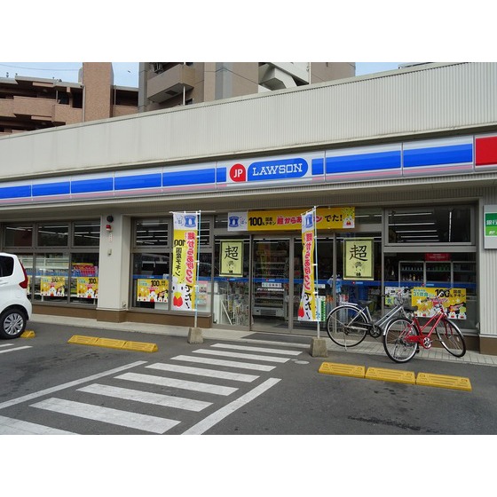 コンビニ　ローソンＪＰローソン福岡野間郵便（コンビニ）まで27m