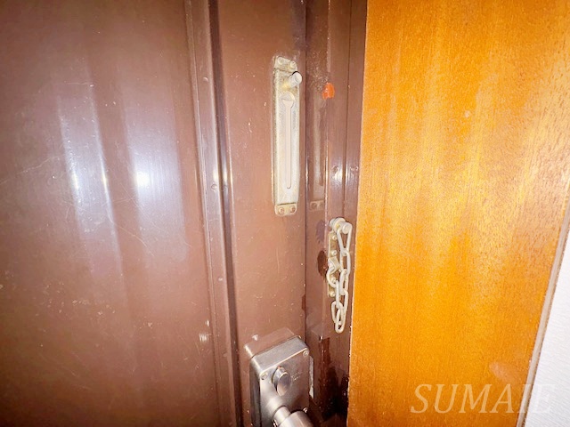 セキュリティ　ドアチェーンです