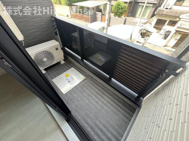 バルコニー　広々としたバルコニーです