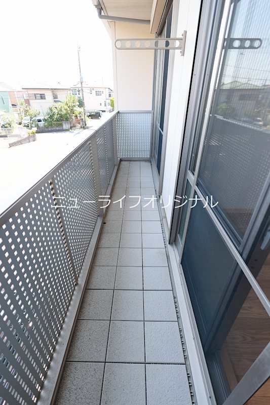 バルコニー　洗濯物が干せるバルコニーです！