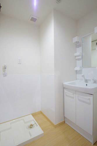 洗面設備　洗濯機置き場