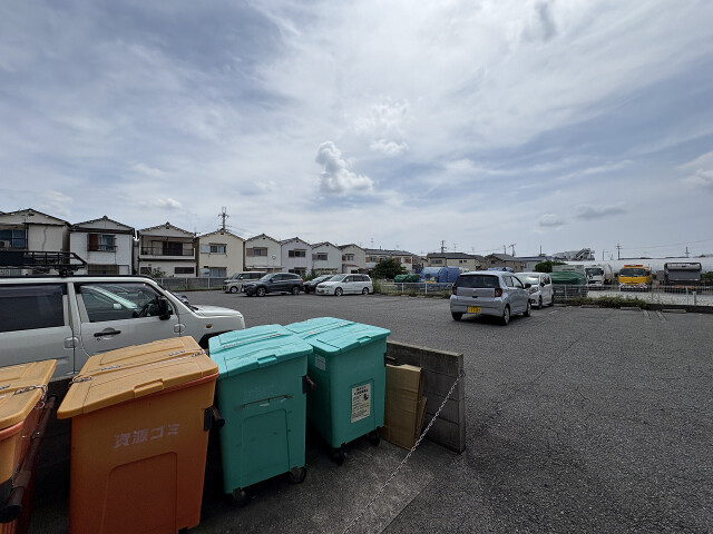 駐車場　駐車しやすい！