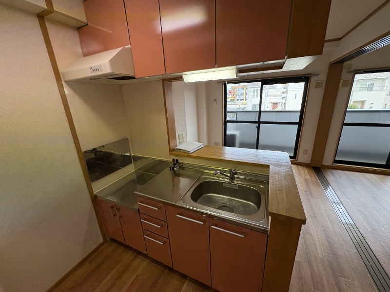 キッチン　ガスコンロ設置可！