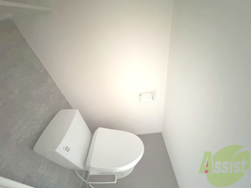 トイレ　トイレにウォシュレットが付いてるのは嬉しいですね。