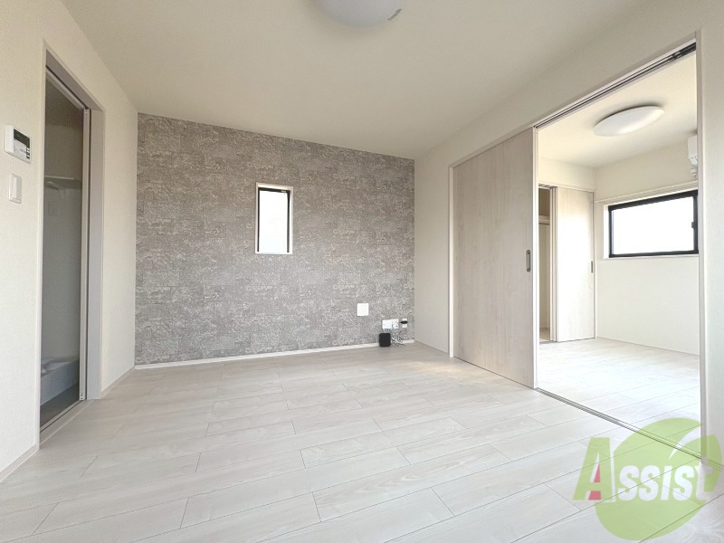 居室・リビング　９帖のリビングです。お部屋を広く使えます。