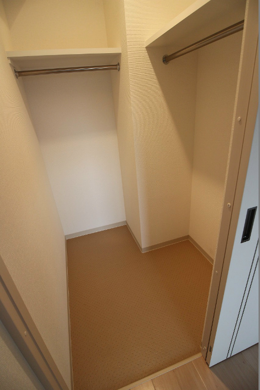 収納　ウォークインクローゼットが広いです。