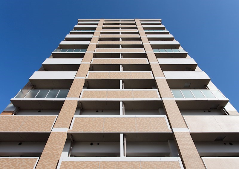 バルコニー　周りに高い建物が無いので眺望良好です。