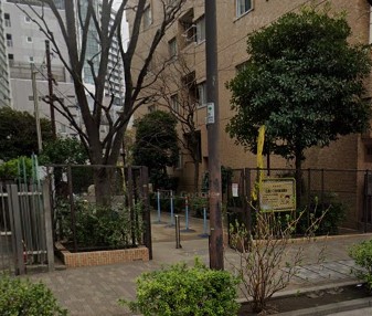 公園　広尾一丁目児童遊園地（公園）まで396m