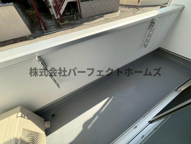 バルコニー　広々としたバルコニーです
