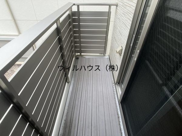 バルコニー　広々としたバルコニー！
