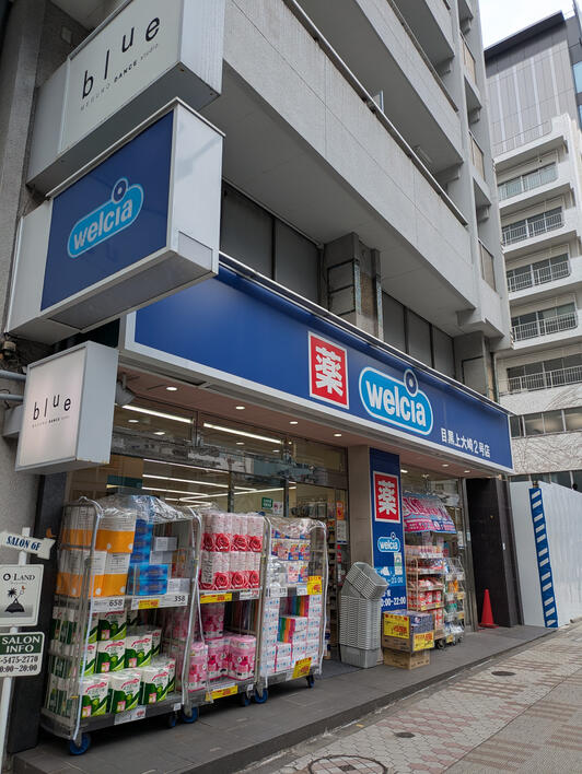 ドラックストア　ウエルシア目黒上大崎2号店（ドラッグストア）まで689m