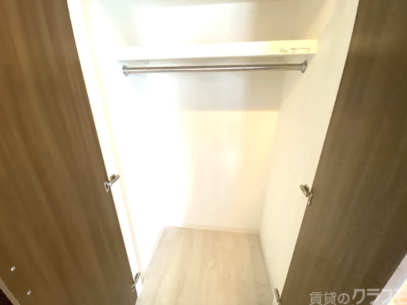 収納　広めのクローゼットは使い勝手◎