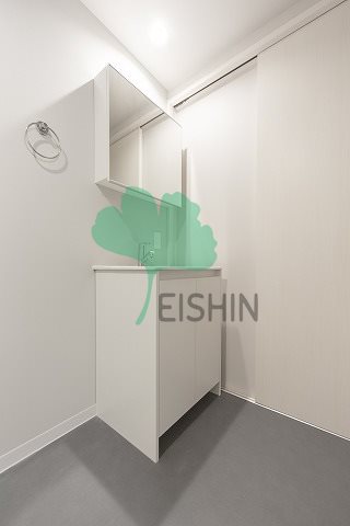 洗面設備　シンプルで使いやすい洗面台です！