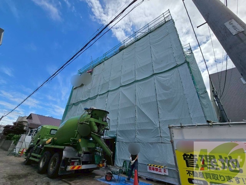 建物外観　札幌市中央区南四条西「仮）アルファスクエア南４西２５」