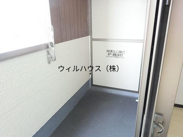 バルコニー　日当たり良好！