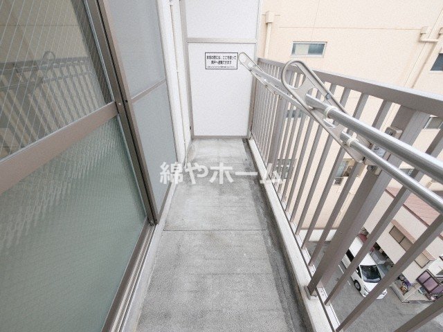 バルコニー　落ち着いた時間を過ごせるバルコニーです
