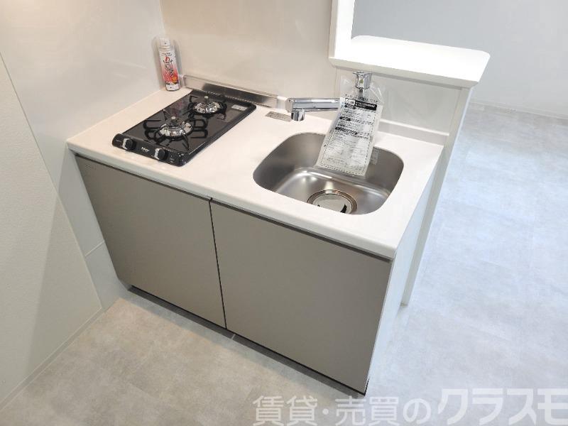 キッチン　２口コンロのシステムキッチン♪
