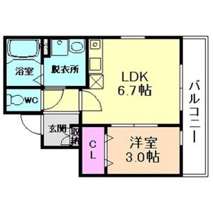 朝の春風とふんわりしっぽの間取り写真