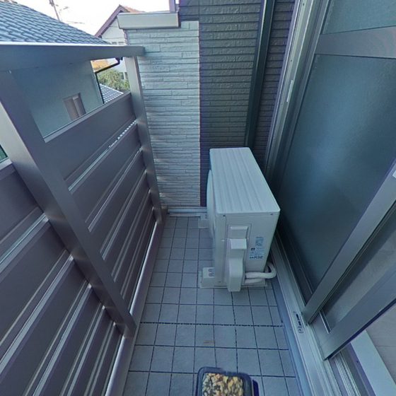 バルコニー　※別部屋の写真です