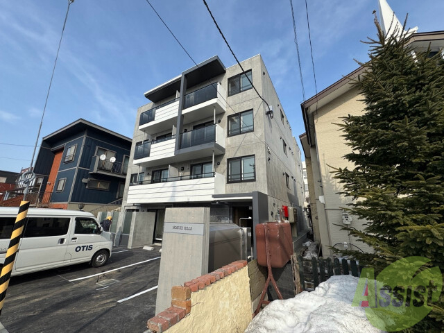 建物外観　札幌市東区北二十四条東「ホクエイヒルズ」
