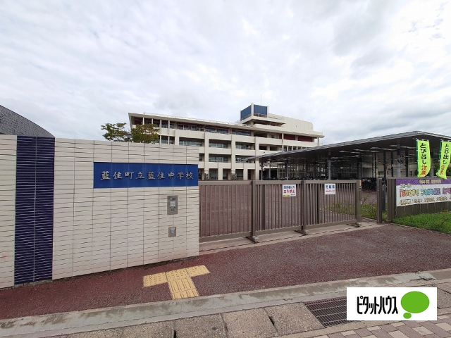 中学校　藍住町立藍住中学校（中学校）まで1162m