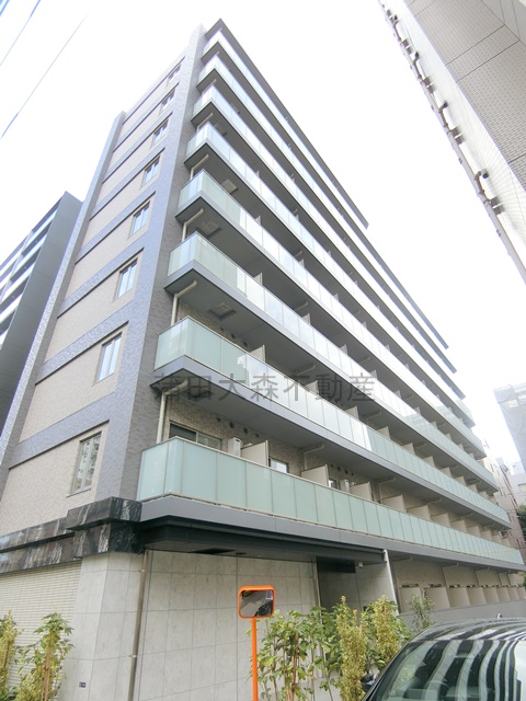 建物外観　2025年7月築　RC鉄筋コンクリート造地上9階建て総戸数8