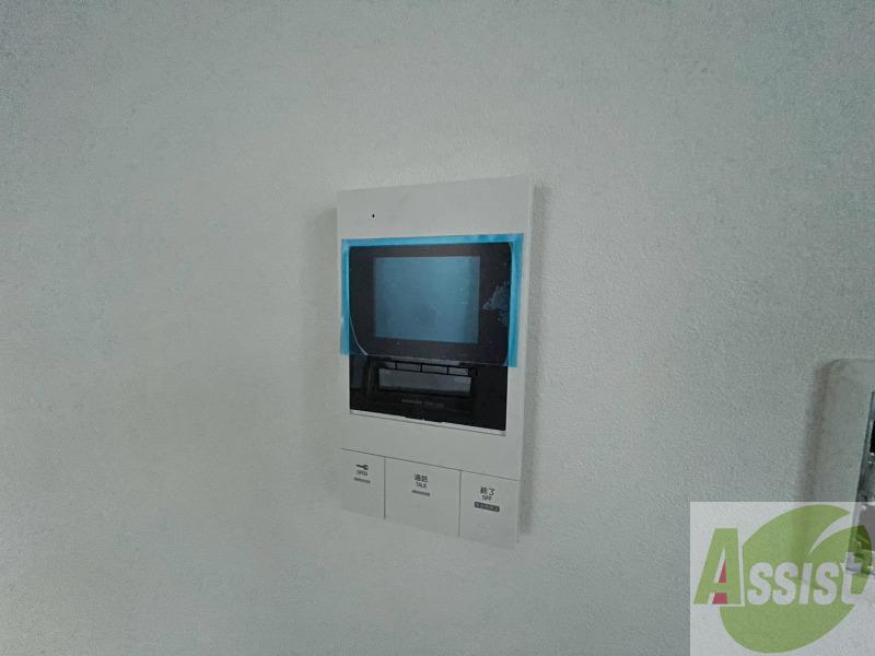 セキュリティ　インターホンです。オートロック付きで安心のマンションです。