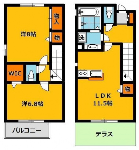 クレストパルの間取り写真