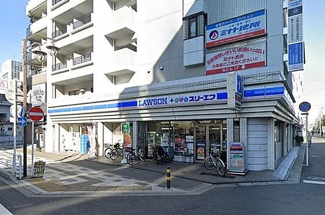 コンビニ　ローソン・スリーエフ行徳駅前店（コンビニ）まで150m